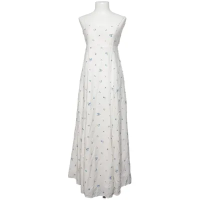 Maxi dress (White, Blue) from H&M Polyamide, Viscose, Polyester