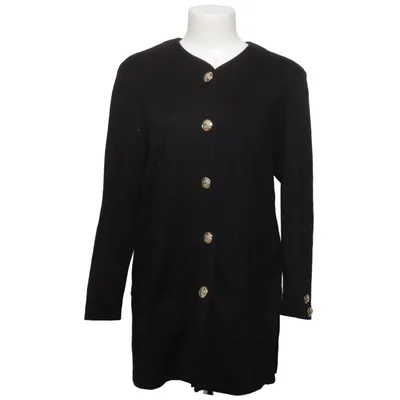 Cardigan (Black) from Via Roma Acrylic, Merino wool