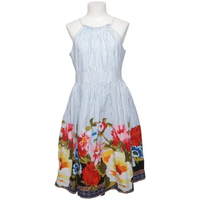 Dress (Blue, Multicolored) from Vince Camuto Cotton, Elastane