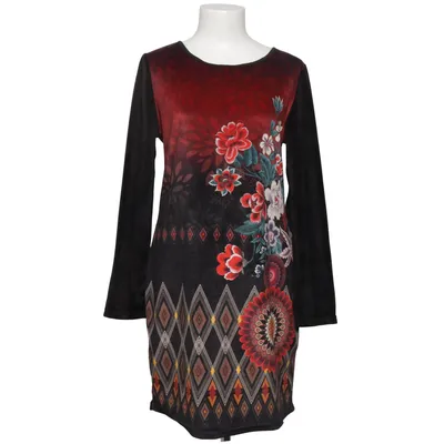 Dress (Black, Multicolored) from Happi Elastane, Polyester