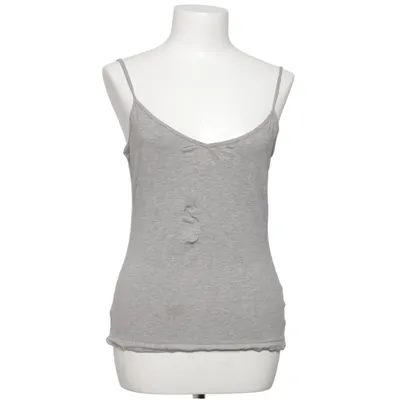 Tanktop (Grijs) van H&M Basic Katoen, Elastaan, Viscose