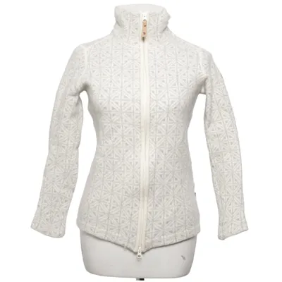 Fleece jacket (Gray, White) from Fjällräven Wool