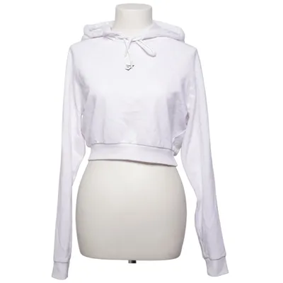 Huvtröja (Vit) från Gymshark Bomull, Återvunnen polyester