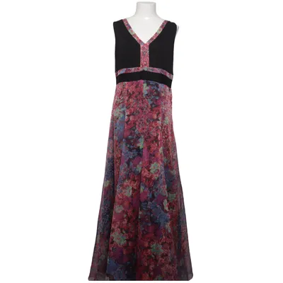 Robe longue (Noir, Multicolore) de Voglia Élasthane, Polyester, Viscose