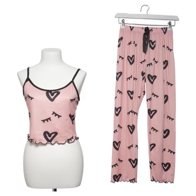 Pyjamas (Rosa, Svart) Elastan, Polyester