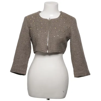 Bolero (Grå) från VILA Clothes Akryl, Bomull, Polyester, Viskos