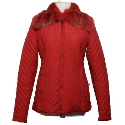 Winter jacket (Red) from Ferré Acetate, Fox fur, Polyester