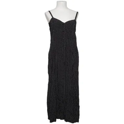 Maxikjole (Sort, Hvid) fra Erika Viscose