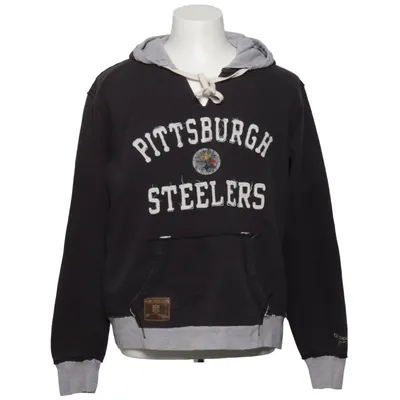 Hoodie (Black, Gray) from Reebok Cotton, Polyester