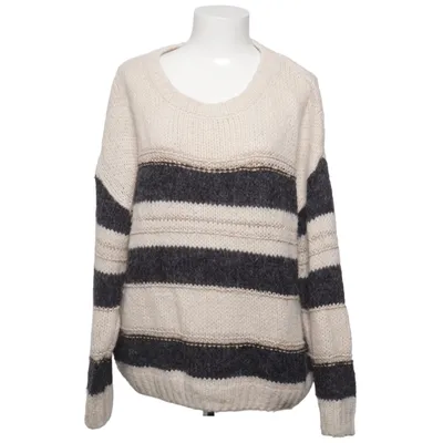 Sweater (White, Gray) from Ichi Acrylic, Polyamide, Polyester