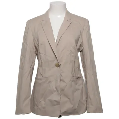 Blazer (Beige) from Bialcon Cotton, Elastane, Polyamide