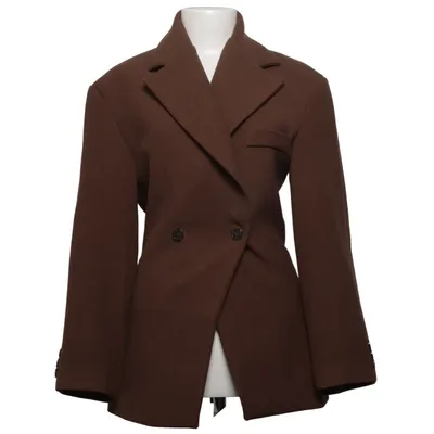 Blazer (Brown) from Source Unknown Elastane, Polyester, Viscose