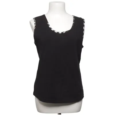 Tanktop (Zwart) van San Antonio Katoen, Elastaan, Zijde