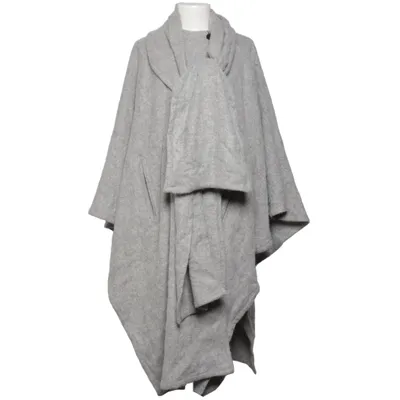 Poncho (Grå) från Zara Alpackaull, Polyamid