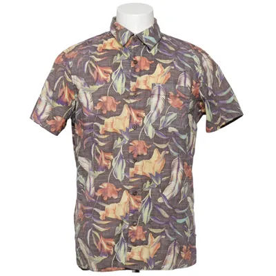 Short sleeve shirt (Brown, Multicolored) from Hurley Cotton