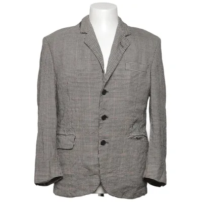 Blazer (Black, White) from Wilhelm Silk, Viscose, Wool