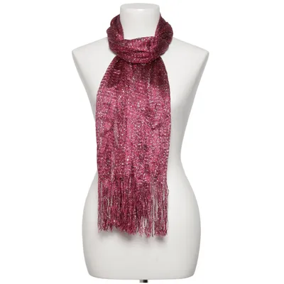 Scarf (Pink) from Accessories by KappAhl Metallic fiber, Polyester
