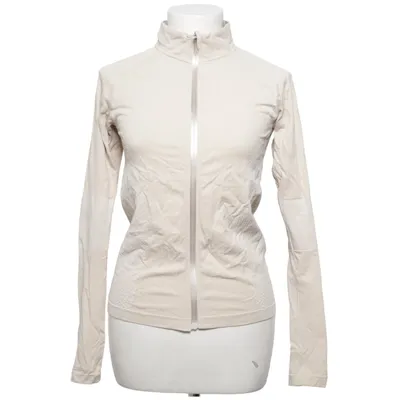 Træningsjakke (Beige) fra H&M Sport Elastan, Polyamid