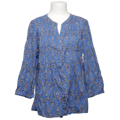 Blouse (Blauw, Wit, Zwart) van Talbots Katoen