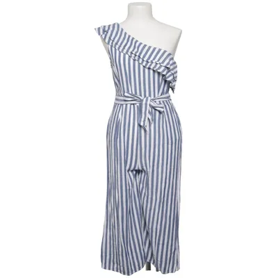 Jumpsuit (Blauw, Wit) van Mister Zimi Linnen, Viscose