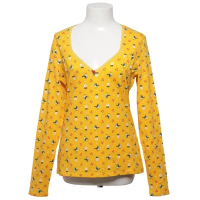Top (Yellow, Multicolored) from Blutsgeschwister Elastane, Organic cotton