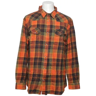 Flannel shirt (Orange, Green, Black) from Wrangler Cotton