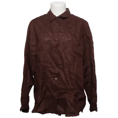 Shirt (Brown) from Uniqlo Linen