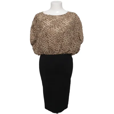Klänning (Svart, Beige, Flerfärgad) från Pernilla Wahlgren Elastan, Nylon, Polyester, Viskos