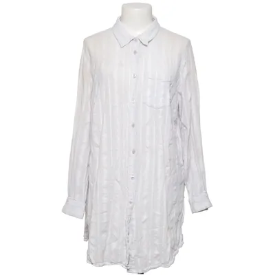 Chemise (Blanc, Bleu) de Plus Free Form Coton