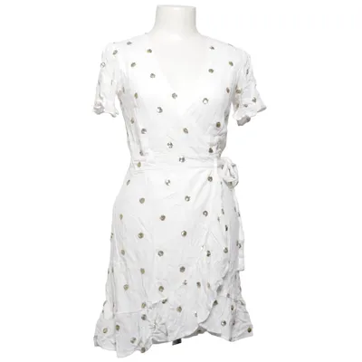 Wrap dress (White) from Goa Viscose