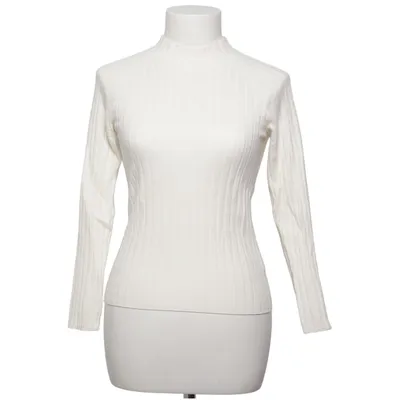 Pull-over (Blanc) de La Maille Sézane Coton, Laine de mouton