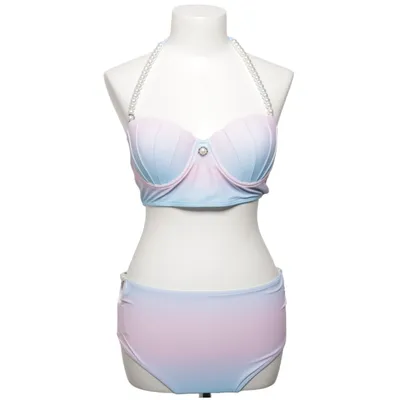 Bikini (Blauw, Roze, Meerkleurig, Lila) Elastaan, Polyamide