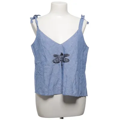 Débardeur (Bleu) de Zara Basic Z1975 Denim Coton, Lin