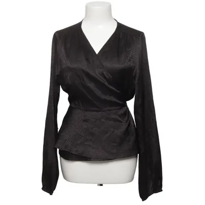 Wrap blouse (Black) from Qed London Polyester