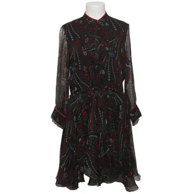 Dress (Black, Multicolored) from Zadig & Voltaire Deluxe Elastane, Polyester, Silk