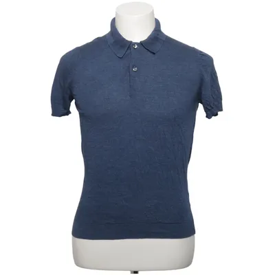 Poloshirt (Blauw) van Barba Napoli Zijde