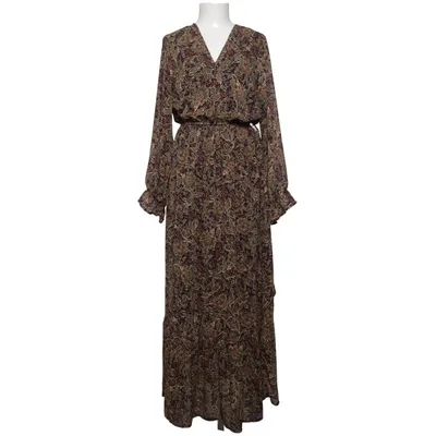 Robe longue (Noir, Multicolore) de Guts & Gusto Polyester