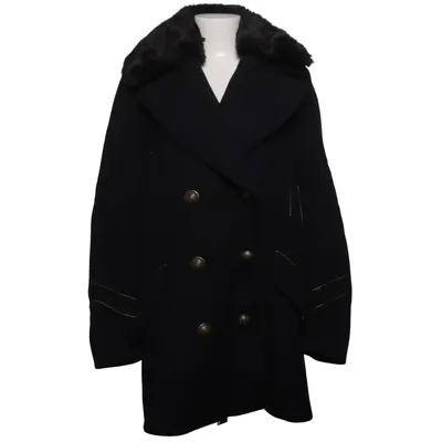 Kappa (Svart) från Free People Pälsimitation, Polyester, Viskos, Ull