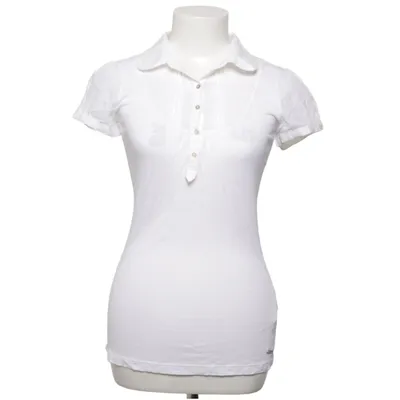 Poloshirt (Wit) van Oui Set Katoen, Viscose