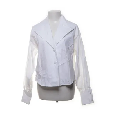 Blouse (Wit) van Maria Vittoria Paolillo Katoen