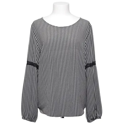Blouse (Noir, Blanc) de Regina Polyester