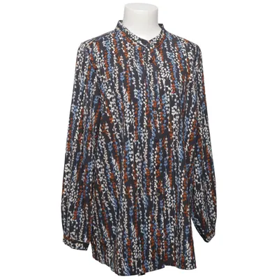 Bluse (Sort, Blå, Brun, Flerfarvet) fra VA Milano Elastan, Polyester