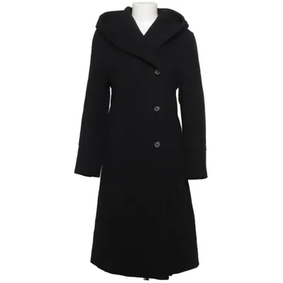 Coat (Black) from Hettemarks Cashmere, Polyamide, Wool