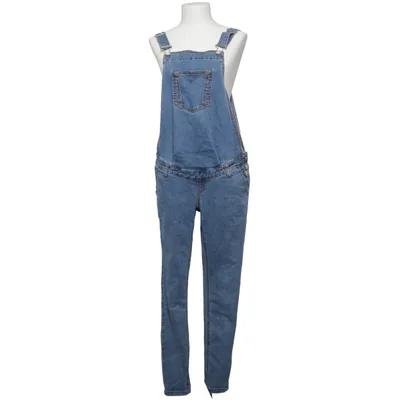 Hängselbyxor (Blå) från Missguided Maternity Bomull, Elastan, Polyester