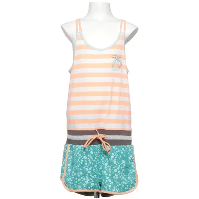 Byxdress (Vit, Orange, Grön) från Persival Bomull, Elastan