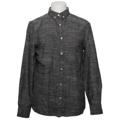 Businesshemd (Grau, Schwarz) von RVLT Revolution Baumwolle, Polyester