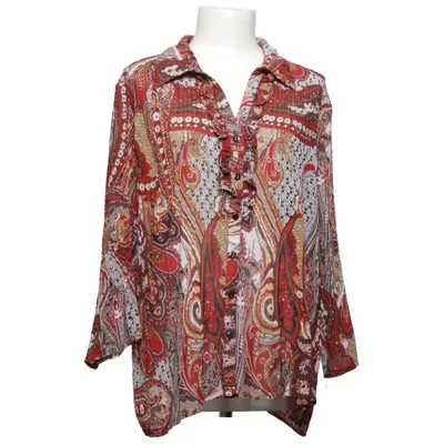Blouse (Red, Multicolored) from Select Woman Polyester