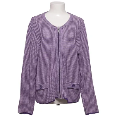 Cardigan (Violet, Blanc) de Signature Coton