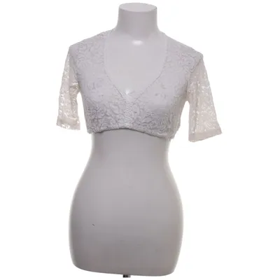 Crop top (White) from Krüger Madl Elastane