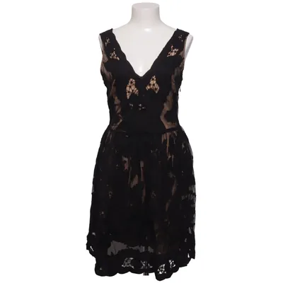 Dress (Black, Beige) from Collette Cotton, Nylon